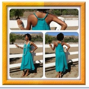 2CHILLIES Teal Green Maxi Dress